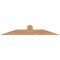 Ekena Millwork Portland Smooth Timber Gable Bracket, Western Red Cedar, 60"W x 10"H x 3 1/2"D x 5 1/2"F, 4/12 Pitch GBW060X10X0406POR00SWR - alternate 1